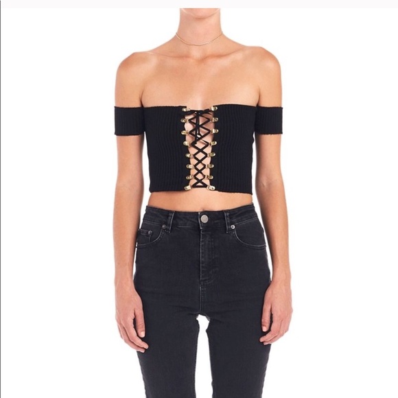 Lace up top - Picture 2 of 2